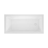 Акриловая  ванна Wellsee FreeDom 2.0 23300302R, 180*85 см, в комплекте интегрированный слив-перелив глянцевый белый