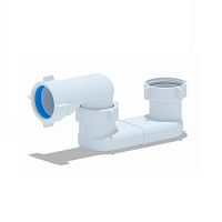 Гидрозатвор для ванны АNI PLAST E000 (подходит к донным клапанам Click-Clack), 08010056