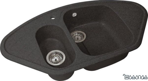 Кухонная мойка Gran-Stone GS-14 (308 черный) Кухонная мойка Gran-Stone GS-14 (308 черный)