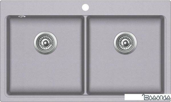 Кухонная мойка Aquasanita Magna SQM200AW (alumetallic 202)