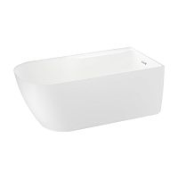 Отдельностоящая акриловая ванна Wellsee Camellia 2.0 236202001, 167*82 см (правая) Набор 4 в 1: ванна 236202000, ножки, экран, слив-перелив хром 231916000.