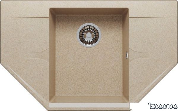 Кухонная мойка Polygran Riff-800 (песочный 302) Кухонная мойка Polygran Riff-800 (песочный 302)