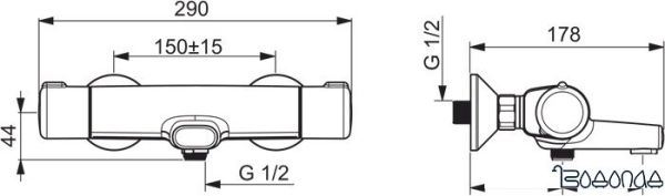 Смеситель Oras Nova 7462U фото 2