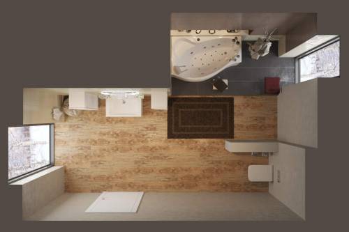 Ванна 1Marka Gracia 160*95 левая