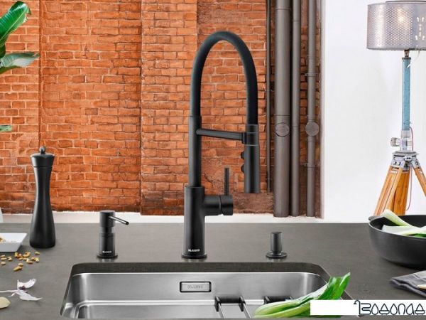 Дозатор для жидкого мыла Blanco Lato (черный матовый) фото 4