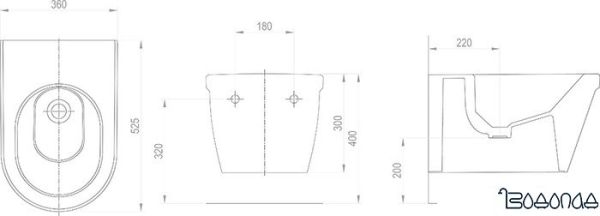 Биде Ravak Chrome X01450 фото 4