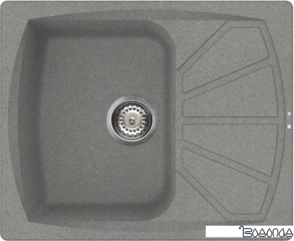 Кухонная мойка Elleci Living 125 Titanium 73