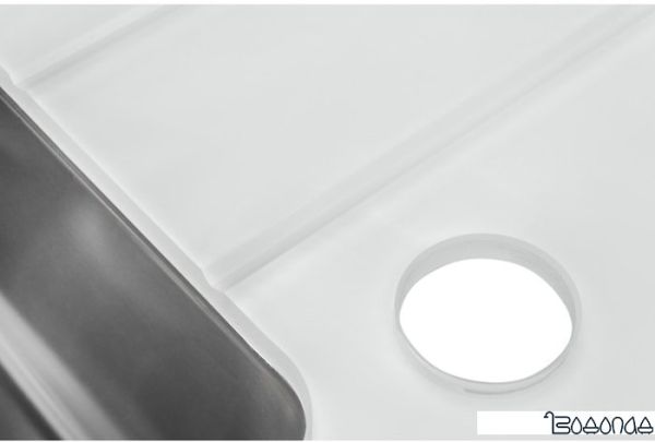 Кухонная мойка ZorG GS 6250 (белый) фото 4