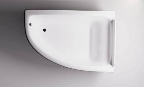 Ванна Astra-Form Анастасия 182x125, литой мрамор, правая, белая глянцевая, 01010024