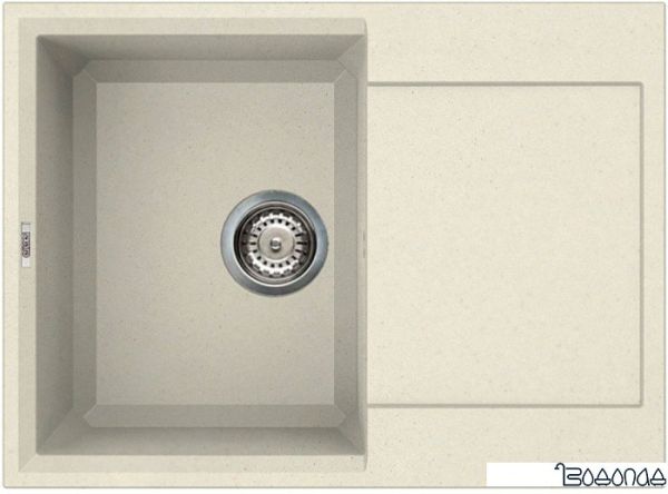 Кухонная мойка Elleci Easy 135 Bianco Antico 62