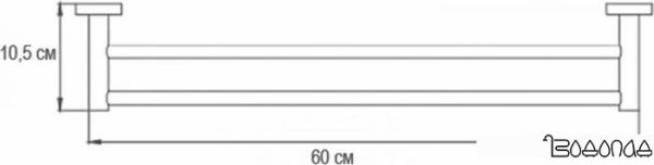 Держатель для полотенца Ekko E1509