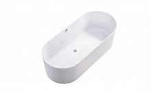 Ванна Astra-Form Аквариус 170x75, литой мрамор, белая глянцевая, 01010045