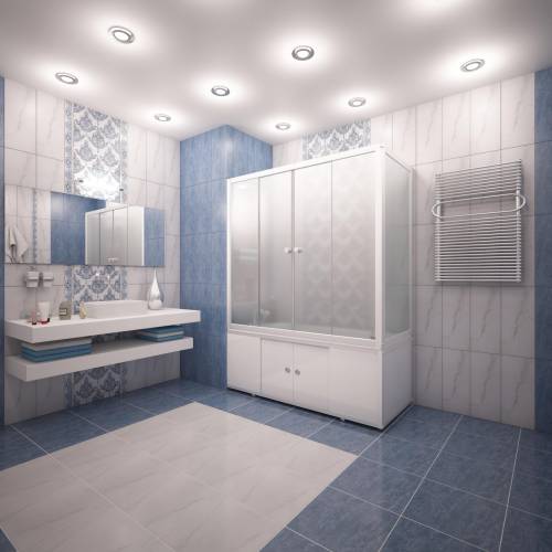 Торцевая шторка для ванны Купе 75*140 (матовое стекло)