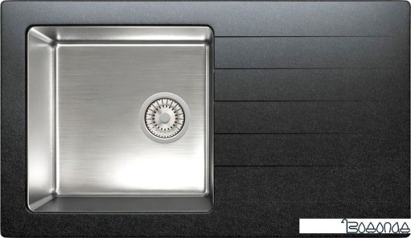 Кухонная мойка Tolero Twist TTS-860 (черный 911)
