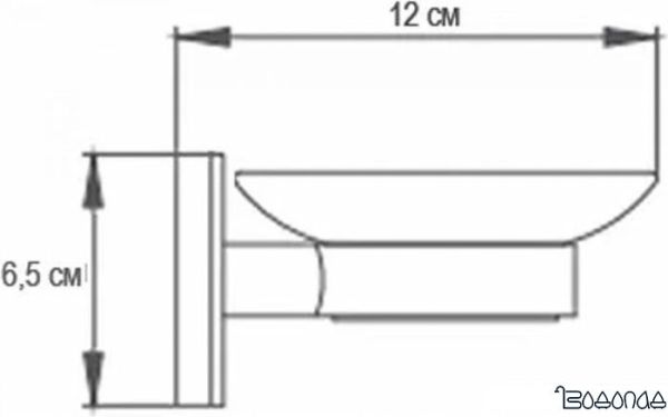 Мыльница Ekko E3702