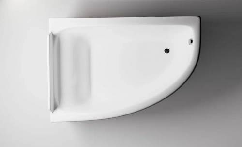 Ванна Astra-Form Анастасия 182x125, литой мрамор, левая, белая глянцевая, 01010025