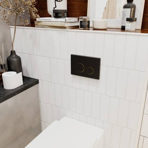 Инсталляция для унитаза комплект 5 в 1 Lavinia Boho Relfix 77020065: система инсталляции для подвесного унитаза, удлиненный комплект креплений, шумоизоляция, кнопка смыва, диспенсер