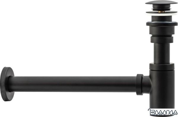 Сифон Rea Klik-Klak A5215 (черный матовый)