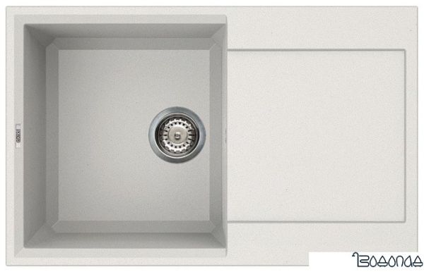 Кухонная мойка Elleci Easy 300 Bianco Titano 68