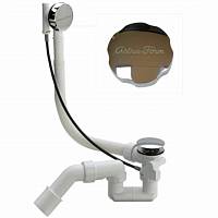 Astra-Form слив-перелив V55R полуавтомат 60 см, пластик, вентиль и клапан латунь хром