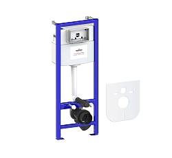 Система инсталляции для подвесного унитаза Lavinia Boho RelFix 38010010 (стандартный "прямой" монтаж рамы к стене или "поворотный" монтаж, диапазон регулирования по глубине от передней кромки элемента 155-235 мм