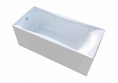 Ванна Astra-Form Вега 170x75 пустая, литой мрамор, белая глянцевая, 01010043