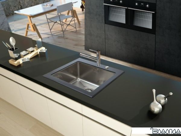 Кухонная мойка ZorG GS 5553 (черный)