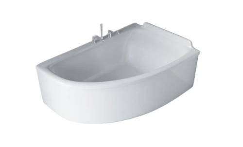 Ванна Astra-Form Анастасия 182x125, литой мрамор, правая, белая глянцевая, 01010024