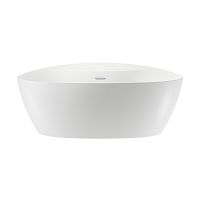 Отдельностоящая акриловая ванна Wellsee L’aster 236301001, 175*85 см Набор 4 в 1: ванна 236301000, ножки, экран, слив-перелив хром 231921000.