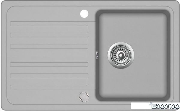 Кухонная мойка Aquasanita Notus SQ101AW (argent 220)