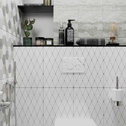 Инсталляция для унитаза комплект 5 в 1 Lavinia Boho Relfix 77020070: система инсталляции для подвесного унитаза, удлиненный комплект креплений, шумоизоляция, кнопка смыва, диспенсер