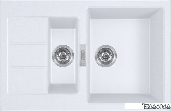 Кухонная мойка Franke Sirius 2.0 S2D 651-78 Tectonite 143.0628.385 (белый)