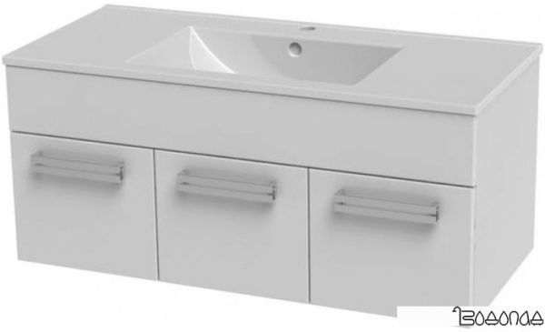 Triton Тумба Ника-100 под умывальник Triton 825Е 1000 (белый)