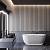 Отдельностоящая  акриловая ванна (с подсветкой) Wellsee Chic Riviera 23680404R, 149*78 см, цвет белый  глянец. Набор 4 в 1: ванна 236804000, ножки, экран, слив-перелив золото  231925000.