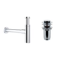 Сифон и донный клапан Wellsee Drainage System 182119001 (состоит из 182119000, 182129000)