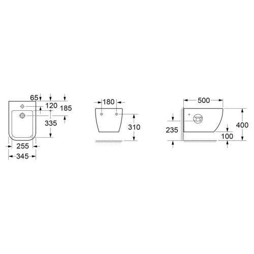 Подвесное биде Lavinia Boho One 33020070