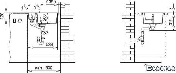 Кухонная мойка TEKA Kea 60 B-TG Топаз [88840]