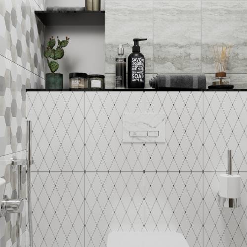 Инсталляция для унитаза комплект 5 в 1 Lavinia Boho Relfix 77020069: система инсталляции для подвесного унитаза, удлиненный комплект креплений, шумоизоляция, кнопка смыва, диспенсер