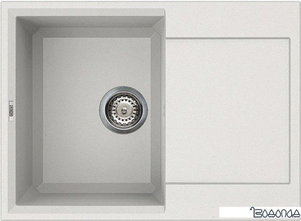 Кухонная мойка Elleci Easy 135 Bianco Titano 68