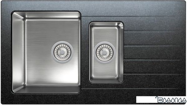 Кухонная мойка Tolero TTS-890К (черный 911)