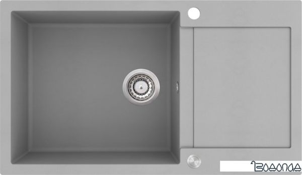 Кухонная мойка Aquasanita Tesa SQT104AW (аргент 220) фото 1