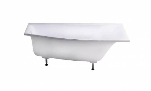 Ванна Astra-Form Скат 170x75x50 пустая, литой мрамор, правая, белая глянцевая, 01010015