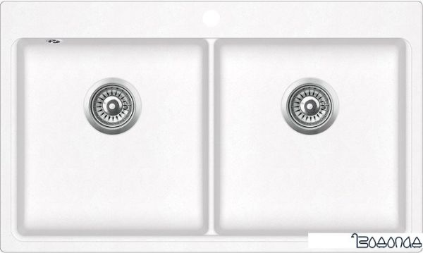 Кухонная мойка Aquasanita Magna SQM200AW (alba 710)