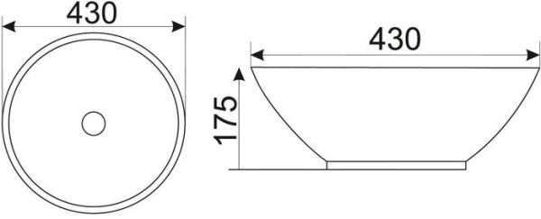 Умывальник CeramaLux N9003A фото 2
