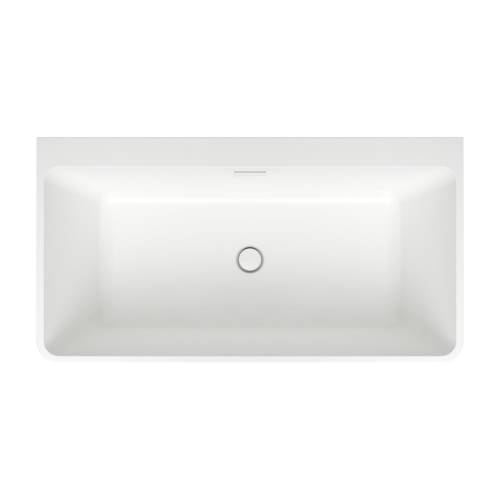 Отдельностоящая акриловая ванна Wellsee Graceful Pro 230901002, 140*74 см Набор 4 в 1: ванна 230901000, ножки, экран, слив-перелив глянцевый белый 231917000.
