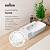 Маленькая раковина в туалет подвесная Lavinia Boho Sink 20216385R в наборе 2 в 1: угловая и узкая мини-раковина 40 см (белый глянец), донный клапан в цвете хром