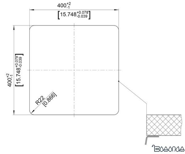 Кухонная мойка Blanco Andano 400-U (без клапана-автомата)