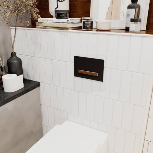Инсталляция для унитаза комплект 5 в 1 Lavinia Boho Relfix 77020058: система инсталляции для подвесного унитаза, удлиненный комплект креплений, шумоизоляция, кнопка смыва, диспенсер