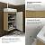 Wellsee Тумба под умывальник 2 в 1 WC Area 221803002 (тумба/матовый бежевый, раковина/глянцевый белый, без ножек)