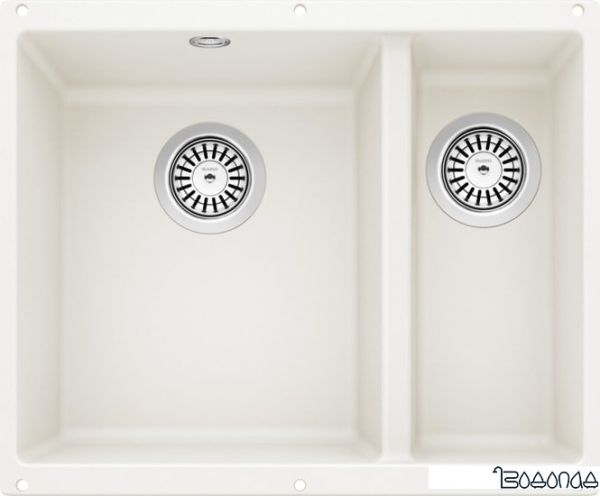 Кухонная мойка Blanco Rotan 340/160-U 523078 (белый) Кухонная мойка Blanco Rotan 340/160-U 523078 (белый)